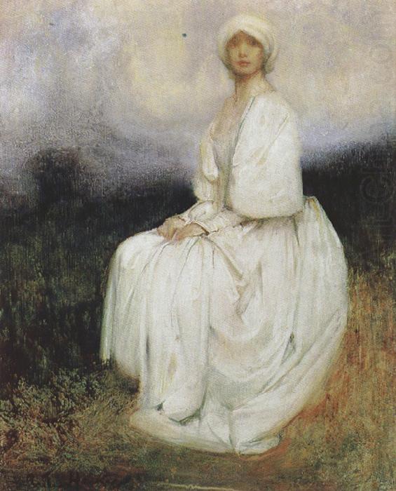 Arthur hacker,R.A. The Girl in White (mk37) china oil painting image